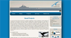 Desktop Screenshot of naval-projects.com