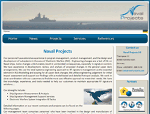Tablet Screenshot of naval-projects.com